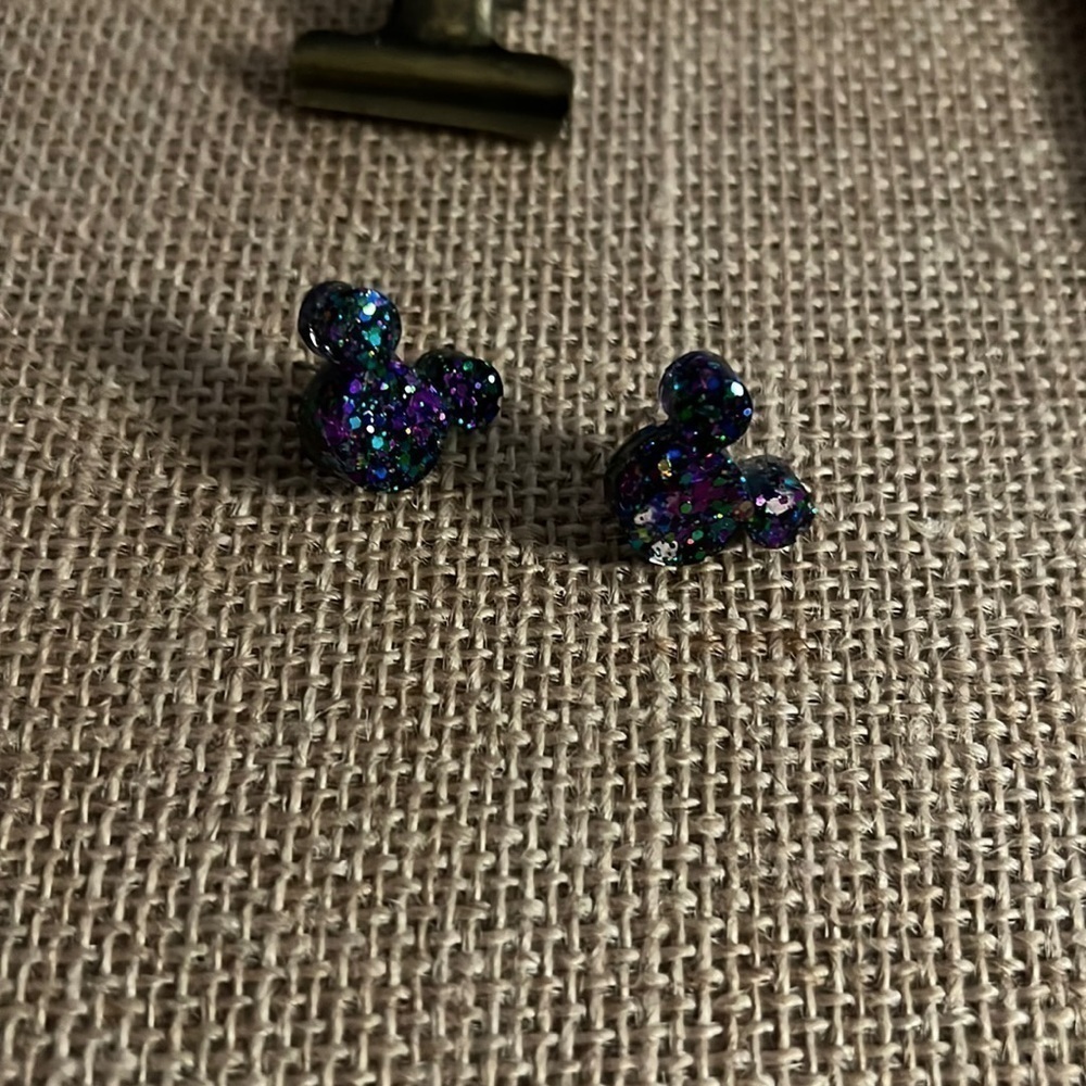 Mickey Mouse shaped earrings